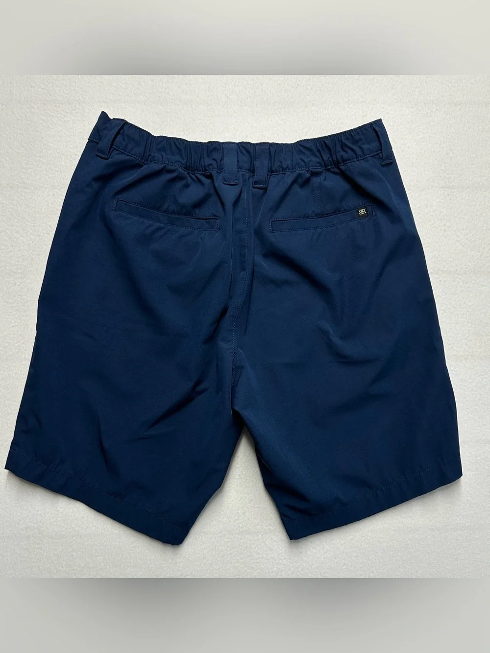 Banana Republic Men's Dark Navy Flat Front Chino Shorts | 9” Inseam